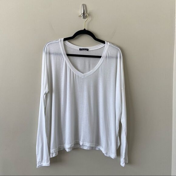 Brandy melville-loose Fit Lightweight Long Sleeve Top - Picture 2 of 9